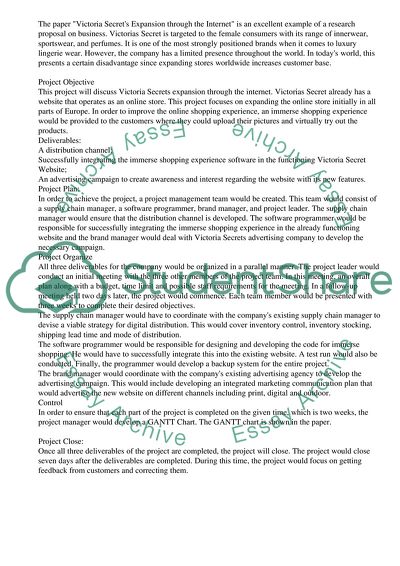 Victorias Secret - Further Development of Fashionable Womens Clothing Brand