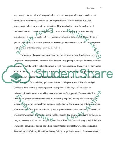 How Does Science Create Video Game