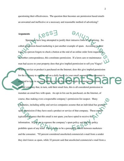 Permission marketing is intrusive advertising: The issues surrounding junk mail and Spam