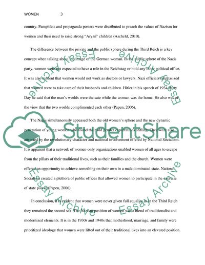 Modern History - Nazi ideology