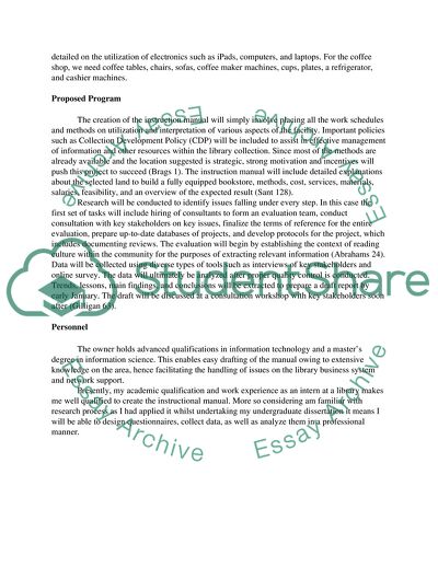 Developing Instruction Manual for Library Construction
