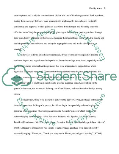 Comparison critique of 2 famous speeches