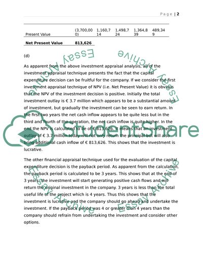 Financial Management : Koolson plc