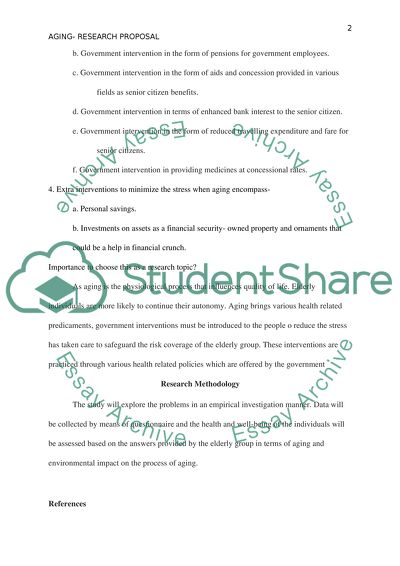 Impact of Environment and Communication on Aging