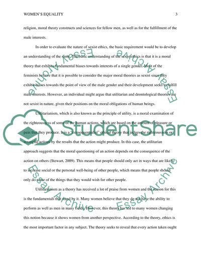 Whether Women Have Different Ethical Standards When Compared to Men