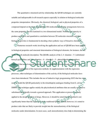 Qualitative Structure Activity Relationship