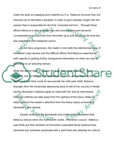 The Immortal Life of Henrietta Lacks by Rebecca Skloot