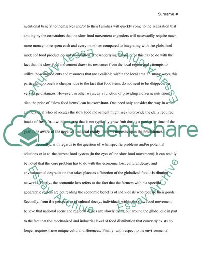 A New Approach to the Environment and Nutrition