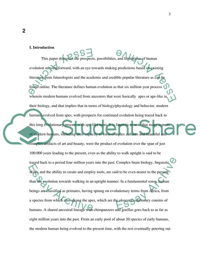 Evolution of Humans in the Future