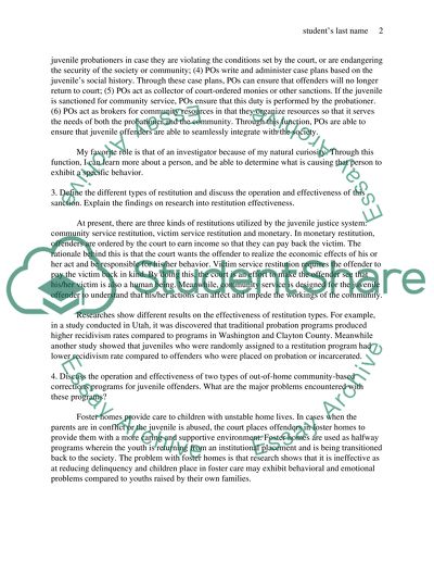 The Standard Rules That Juveniles Follow on Probation