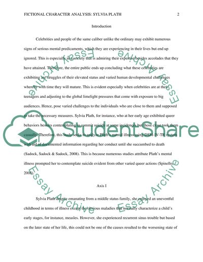 Fictional Character Analysis: Sylvia Plath