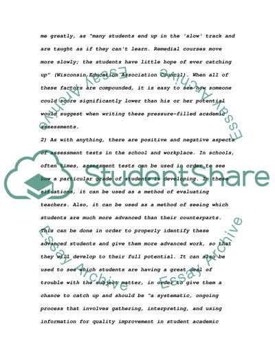 The Graduate Records Examination