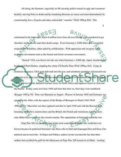 History of Pope Pius XII