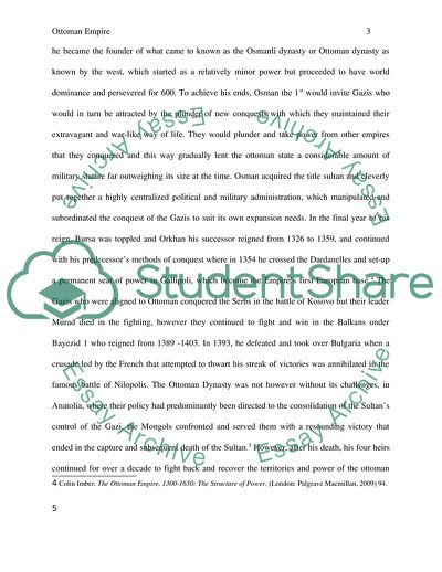 Background of the Ottoman Empire