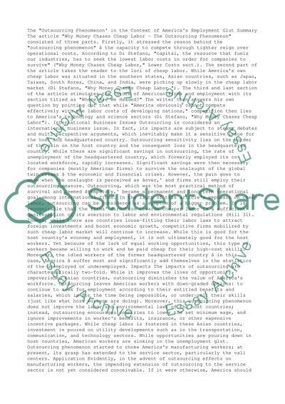 Why Money Chases Cheap Labor