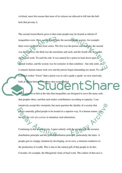 John Rawls The Laws of Peoples