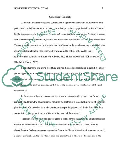 Government Contracting