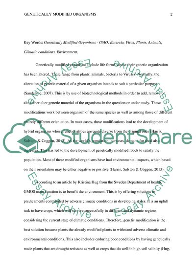Comparative Media Analysis: Genetically Modified Organisms