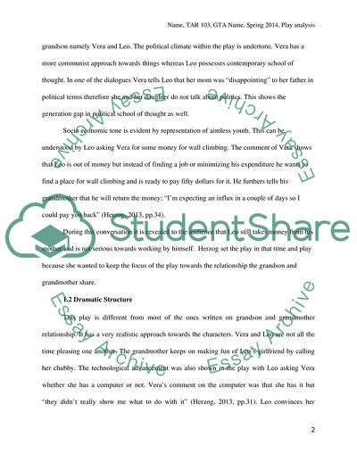 Play Analysis 4000 Miles
