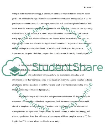 Does IT Really Matter Anymore