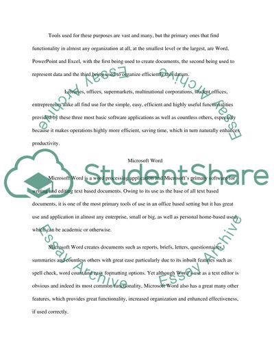 Using of Technology to Provide Enhanced Productivity and Functionality