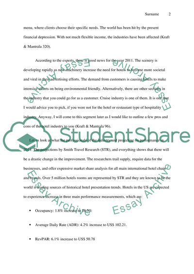 Future and Outlook on Hospitality Industry