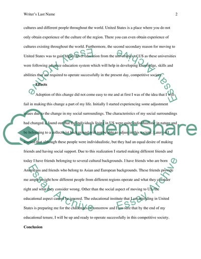 Cause and Effect of Change