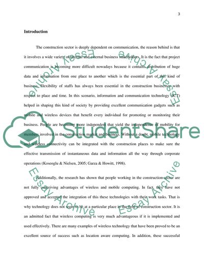 Construction Practice and Information Technology