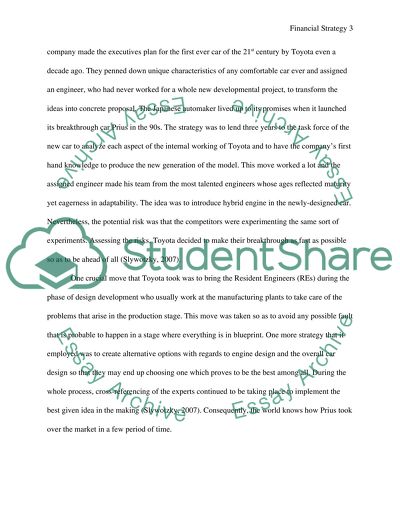 Assessing the Risks to Financial Strategy for Companies