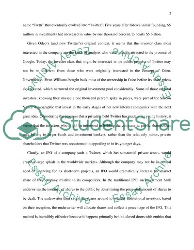 Initial Public Offering