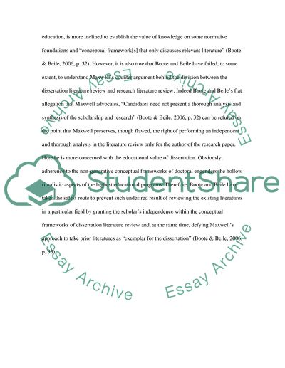Literature Reviews and Educational Research by Joseph Maxwell