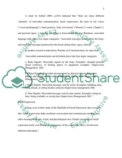 Comparison non verbal communication in indonesia versus non verbal in australia