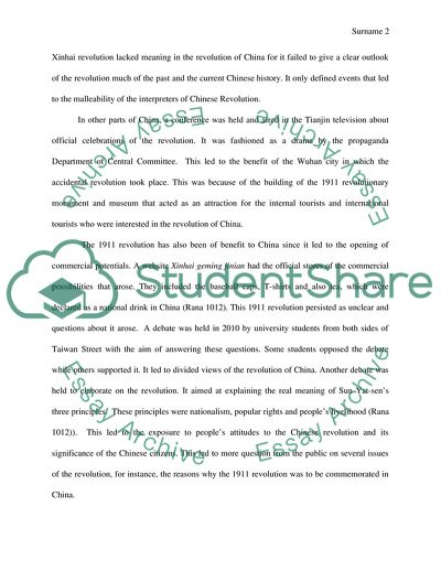 Interpretation of Xinhai Revolution of 1911 in Contemporary Popular Chinese Culture and Politics