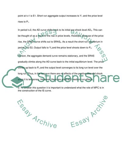 The Economic Stimulus Plan