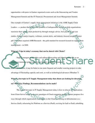 Gartners Value Proposition to Clients