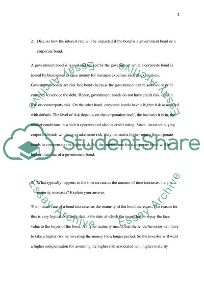 Assets and Interest Rates
