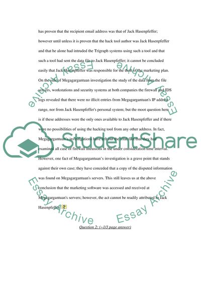 Answer Questions Part 2