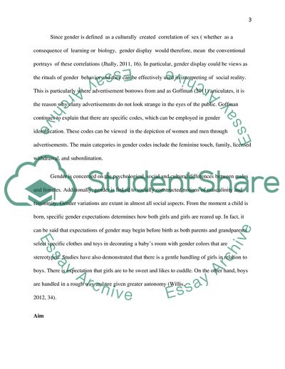 Gender in Advertising