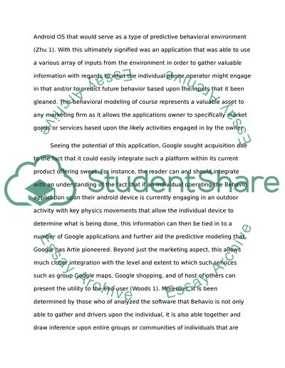 Behavior Prediction Coming to Google