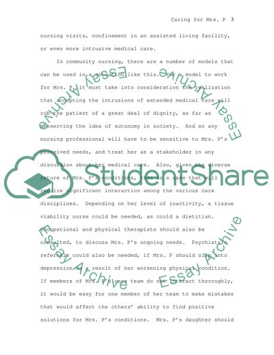 Collaborative Nursing and Assessment