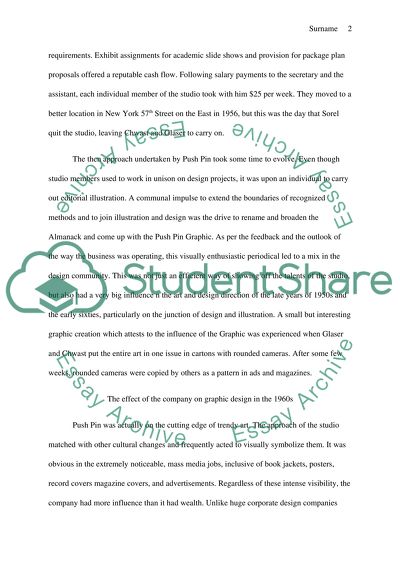 Push-pin studios and its impact on graphic design in the 1960s