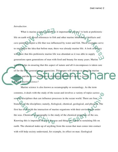 What Is Marine Science