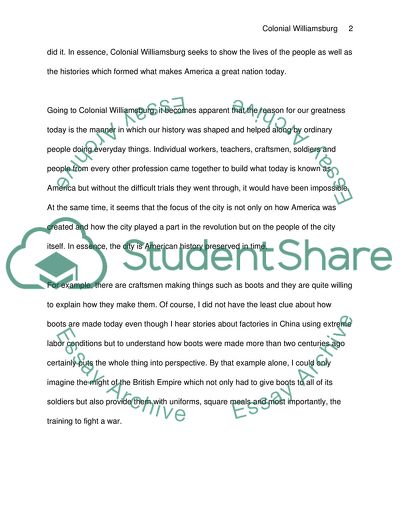 Visiting Colonial Williamsburg