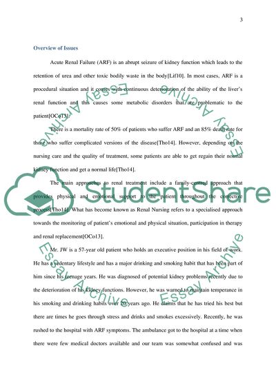 Identification of an Incident Where I Was Required to Take a Leadership Role in the Nursing Area