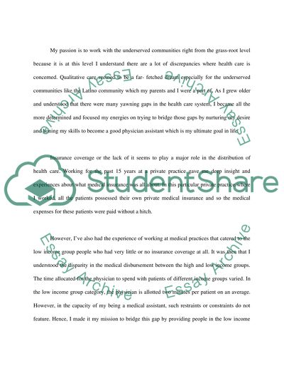 National Health Service | Essay Example