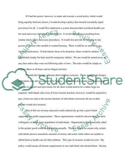 The Advantages of Homlessness