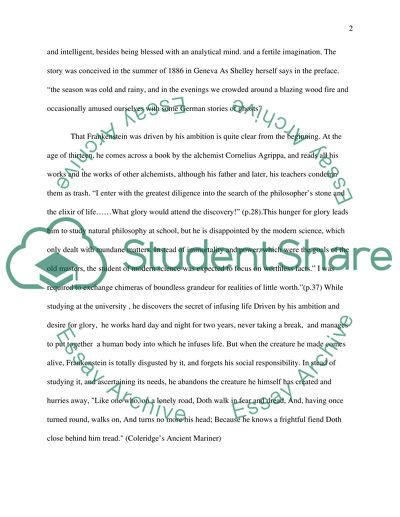 Mary Shellys Frankenstein