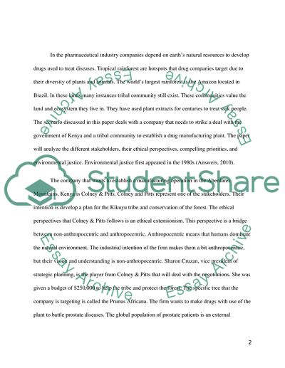 Managing Environmental Issues