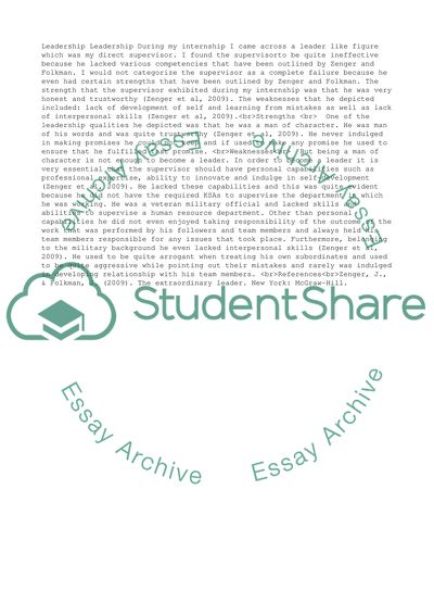 Zenger and Folkman - Leadership