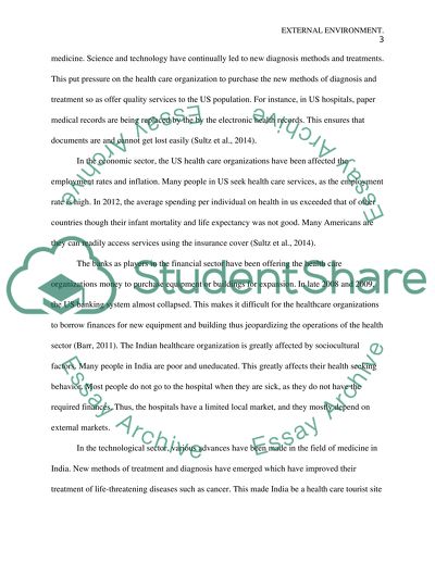 Healthcare organizations